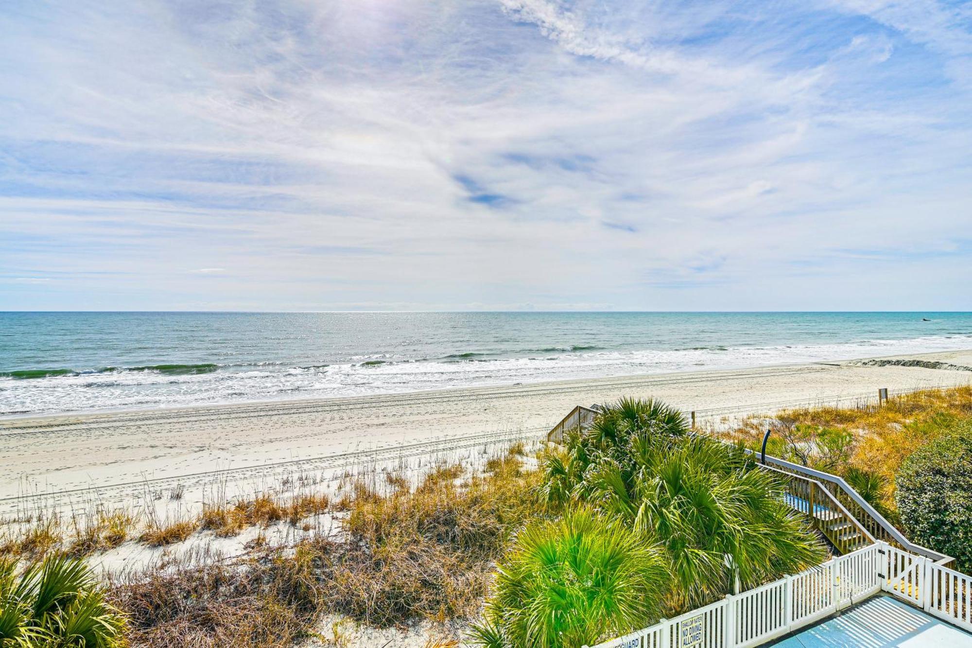 On-The-Beach Escape Oceanfront In Surfside! Myrtle Beach Dış mekan fotoğraf