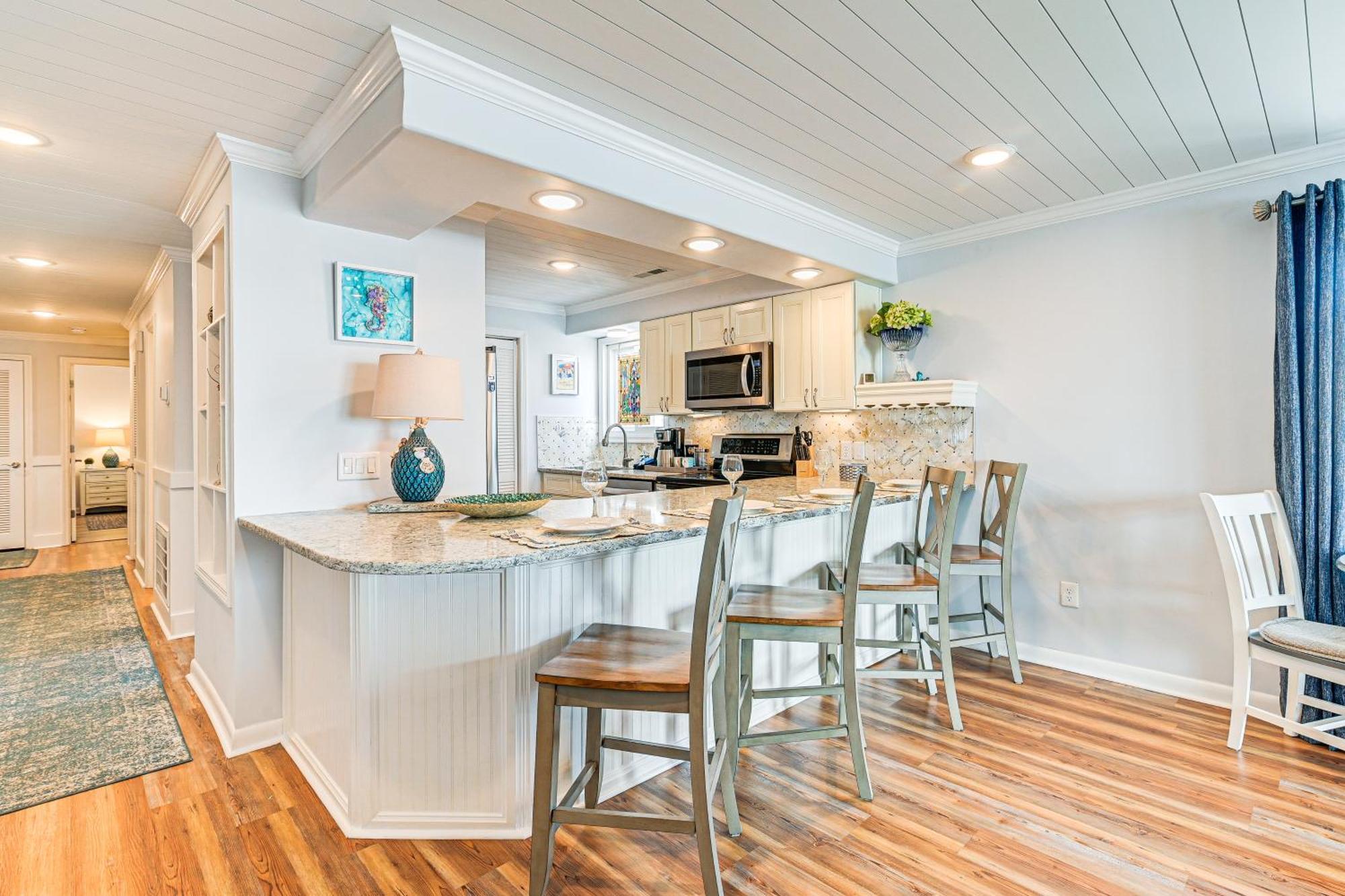 On-The-Beach Escape Oceanfront In Surfside! Myrtle Beach Dış mekan fotoğraf